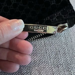 Gucci beauty cosmetic make up bag